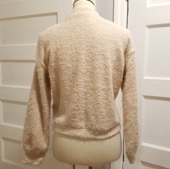 Bershka Furry Chenille Sweater, Size XS - Picture 8 of 16